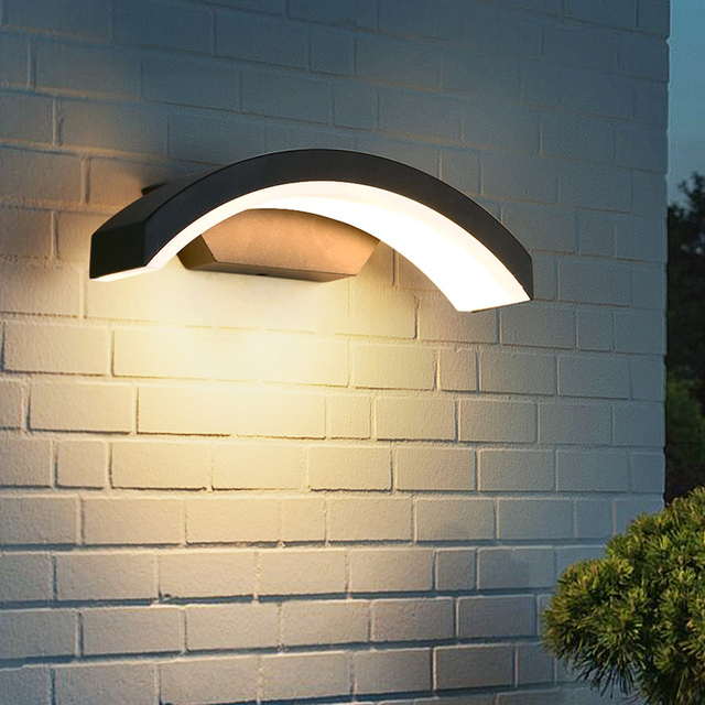 Garden Ground Lamp Battery Operated Smd Waterproof Ip65 18w Bracket Led Outdoor Wall Light