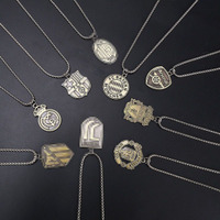 Personalisierte Metall-Fußballverein-Anhänger-Halskette Fußballteam-Souvenir Fan-Geschenk