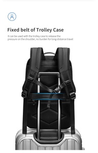 Bolsa de ordenador de negocios de viaje seguro con bloqueo de contraseña avanzada impermeable USB de gran capacidad antirrobo mochila para ordenador portátil para estudiantes masculinos - Product Image 6