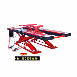 Gunting mobil Pit angkat hidrolik, peralatan garasi rumah sistem parkir mobil pengangkat gunting Lift bawah tanah - Product Image 1