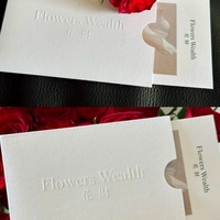 Enveloppes personnalisées en papier texturé de haute qualité avec estampage à chaud doré, cartes de remerciement et inserts pour boîtes cadeaux d'affaires