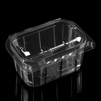 Barquette en plastique PET recyclable pour tomates, fruits rouges et cerises, 250g