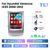 NaviFly Android système IPS écran voiture GPS Navigation pour Hyundai Veracruz IX55 2008-2012 avec GPS DVR