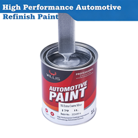 Peinture automobile en résine acrylique extra grossière argentée 1K, directement de l'usine, avec diluant assorti pour la réparation de carrosserie automobile