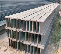 Poutre en acier H Q235B Q355B SS400 100x100-900x300mm 6m 12m Épaisseur 6-25mm Construction de structures GB ASTM ISO9001 CE