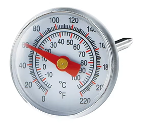 Кухонный биметаллический термометр из нержавеющей стали - Product Image 1