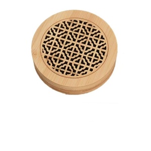 Spot Holz Weihrauch <span class=keywords><strong>Box</strong></span> Runde quadratische Sandelholz platte Gewinde Weihrauch <span class=keywords><strong>Box</strong></span> - Product Image 1