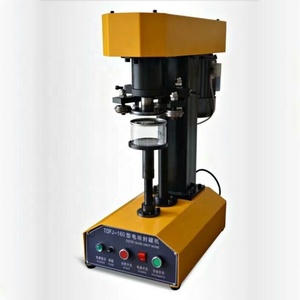 Scelleuses de boîtes de conserve jaunes en plastique de qualité alimentaire à grande vitesse-machine de scellage d'emballage de boîtes de conserve en stock prête à être expédiée - Product Image 1