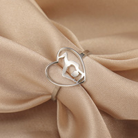 Bague Cœur de Ballet 2025 pour la Danse – Bijou Cadeau d'Anniversaire