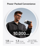 Anker MagGo 10000mAh Batterie externe magnétique A110Z Qi2 15W Sans fil 30W USB-C PD Chargeur portable pour iPhone