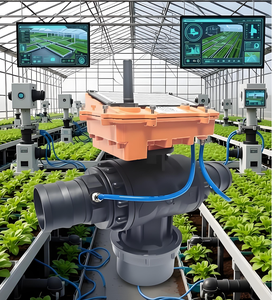 Vanne à boisseau sphérique électrique intelligente sans fil 4G LORA à énergie solaire pour le contrôle à distance de l'eau dans l'agriculture à grande échelle - Product Image 4