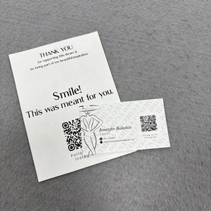 Tarjeta <span class=keywords><strong>de</strong></span> Agradecimiento Personalizada con Código QR, Tarjeta <span class=keywords><strong>de</strong></span> Visita, Tarjeta <span class=keywords><strong>de</strong></span> Papel, <span class=keywords><strong>Gracias</strong></span> <span class=keywords><strong>por</strong></span> su <span class=keywords><strong>Compra</strong></span>, Productos Impresos, Etiqueta Colgante - Product Image 1
