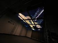 Produit innovant Éclairage cinétique DMX512 Treuil à lumière cinétique dmx Écran de levage à LED Écran d'affichage flexible à LED