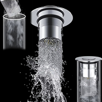 Tapón de desagüe universal moderno desechable para lavabos, baños, duchas y fregaderos de hotel