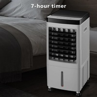 Ventilateur d'air froid portable multifonctionnel pour la maison avec 4 roues, ventilateur de sol intelligent à pulvérisation, climatiseur intelligent