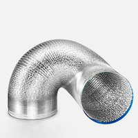 Approvisionnement direct d'usine systèmes de CVC pièces Ventilation tuyau de séchage Flexible en aluminium conduit d'air