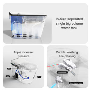 Inodoro Inteligente U2 de Suelo con Descarga por Sifón, 4L, Funcionamiento Automático, Capacidad de Carga de 400KG, Taza de Cerámica Eléctrica - Product Image 4