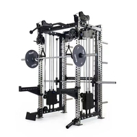 Equipo de gimnasio para el hogar/comercial, estante de potencia multifuncional, máquina Smith para ejercicios de fitness de piernas, levantamiento de pesas