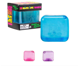 Jouet à presser en forme de glaçon, balle à pression carrée, balle sensorielle, cube à presser - Product Image 1
