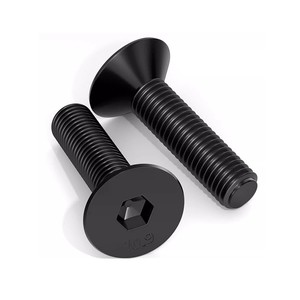 Vis de machine à tête fraisée Torx à <span class=keywords><strong>six</strong></span> lobes en acier inoxydable A2 A4 Inox M2 M3 M4 M5, vis hexagonale noire - Product Image 2