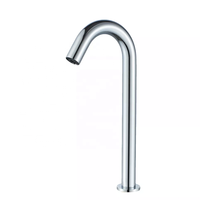 Robinet d'évier automatique sans contact en laiton infrarouge Robinet d'eau de salle de bain