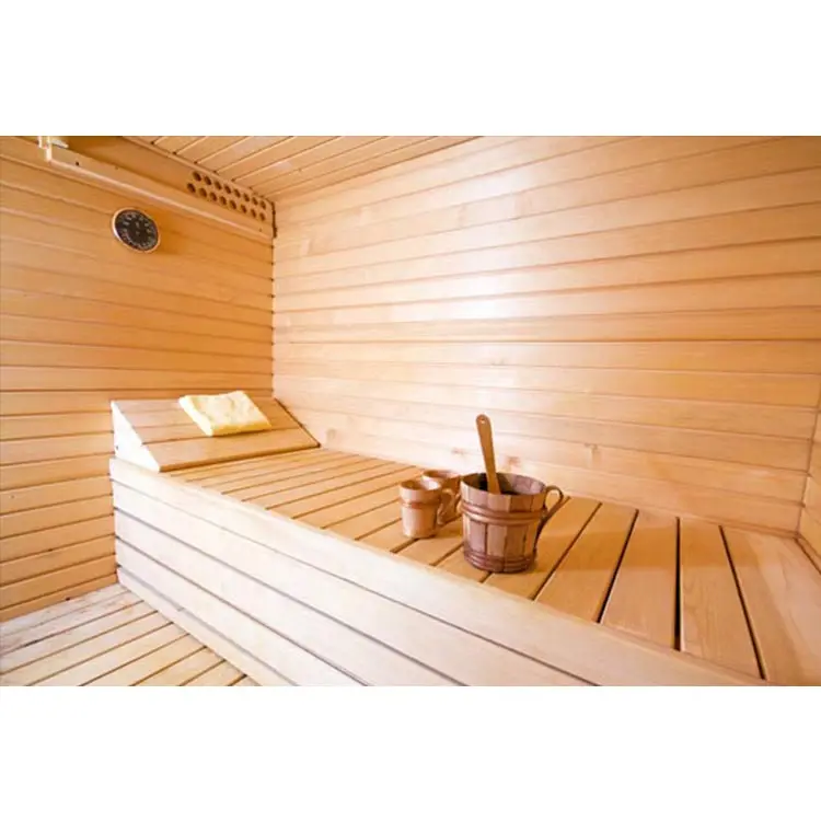 Hohe qualität Schierling deluxe 3 person sauna im freien, outdoor sauna für verkauf, outdoor dampf sauna zimmer