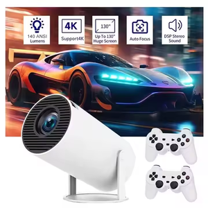 Smart Mini Projector Hy 300 LCD 720p 1080P <strong>Android</strong> 11.0 Home Theater 4k Projector Video <strong>Player</strong> Portable Home Theater Projector - Product Image 2