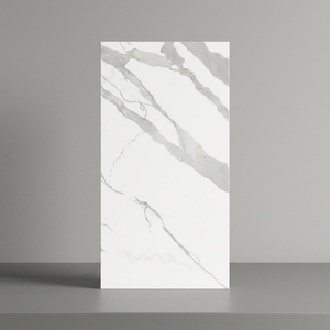 Bianco Staturio Venato 800x1600mm High Gloss Porcelain Floor And <b>Wall</b> Tiles White Marble Design 80x160cm - Product Image 2