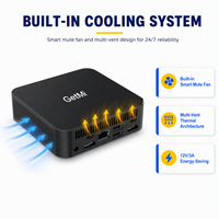 PC Mini Gaming Intel Core I5 6200U 8 16GB 256 512GB 4K Dual HD-MI Win 11/10 Langsung dari Pabrik, PC Desktop Kecil untuk Rumah dan Kantor