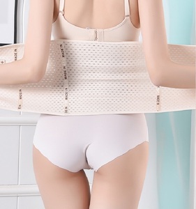 Meilleure vente Entraîneur de taille <span class=keywords><strong>pour</strong></span> femme 6 rangées de boucles réglable <span class=keywords><strong>ventre</strong></span> mince Compression respirant Spandex matériel - Product Image 3