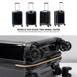 Portare avanti il lato rigido 18 pollici <span class=keywords><strong>piccolo</strong></span> <span class=keywords><strong>bagaglio</strong></span> con ruote Spinner leggero rotolamento valigia cabina - Product Image 5