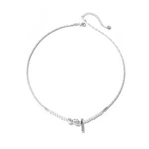 Collier pendentif fin en acier inoxydable 316L plaqué or PVD, bijoux durables et résistants pour femmes - Product Image 1