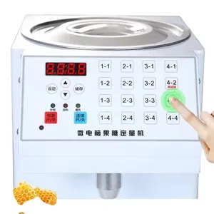 Commercial Honey Ructose Machine Milk Tea Shop Equipment 110V/220V Micro Computer Control 16-Key Bees Fructose Quantifier