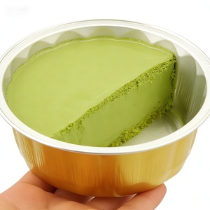 Contenitori in Alluminio Dorato di Alta Qualità, Ecologici, Monouso, per Cibo da Asporto con Coperchio in PP - Product Image 6