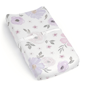 Copri Fasciatoio Floreale per Neonati, Coprimaterassino per Cambio Pannolino per Bambini - Product Image 2