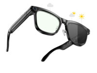 Lunettes Intelligentes IA M08T Ultra Légères 1080P avec Contrôle par Application, Verres Anti-Lumière Bleue, Lentilles Dégradées, Traduction en Temps Réel, Chargement Type C