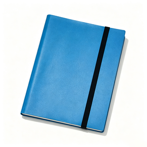 Blue Harmless PP Material 3*3 Pocket Sleeves TCG <b>Card</b> Binder <b>Folder</b> with Elastic Strap - Product Image 1