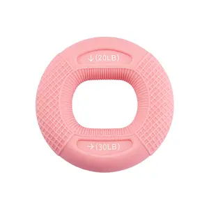 Dubbele Sterkte Siliconen Grip Ring Vinger Beweging Trainer En Handgrijper Voor Fitness Workouts Verbetert De Grip Kracht