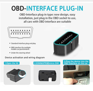 Live Tracking OBD dispositivo Gps con allarme di rimozione oltre la velocità di allarme limite Geofence sul Web o App per veicoli auto - Product Image 4