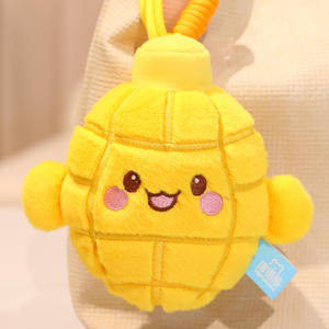 HECION Cartoon <strong>Hand</strong> Grenade Plush Toy Cute Grenade Plush Doll Keychain Pendant Funny Toy for Kids - Product Image 6