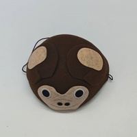 Lindos Gorros de Terciopelo con Diseño de Animales de Dibujos Animados para Niños - Gorro de Disfraz para Representaciones Escolares, Halloween y Fiestas de Cumpleaños