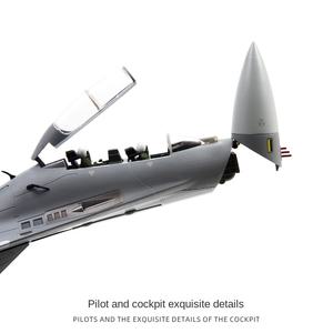 Terbo 1:48 J-16 modello di aereo simulazione cacciabombardiere con carrello retrattile per Hobby vetrine - Product Image 3
