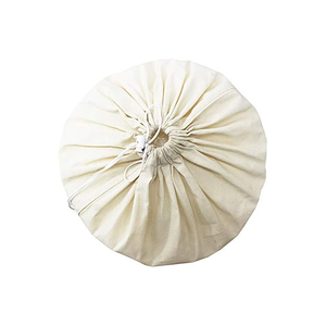 ถุงผ้าฝ้ายออร์แกนิกแบบมีเชือกผูกสำหรับเก็บอาหาร สมุนไพร และใช้ในครัว - Product Image 5