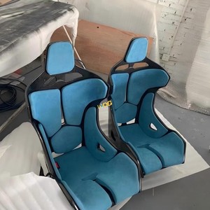 Asiento de Carreras Universal de Fibra de Carbono y Cuero DOS para McLaren - Product Image 2