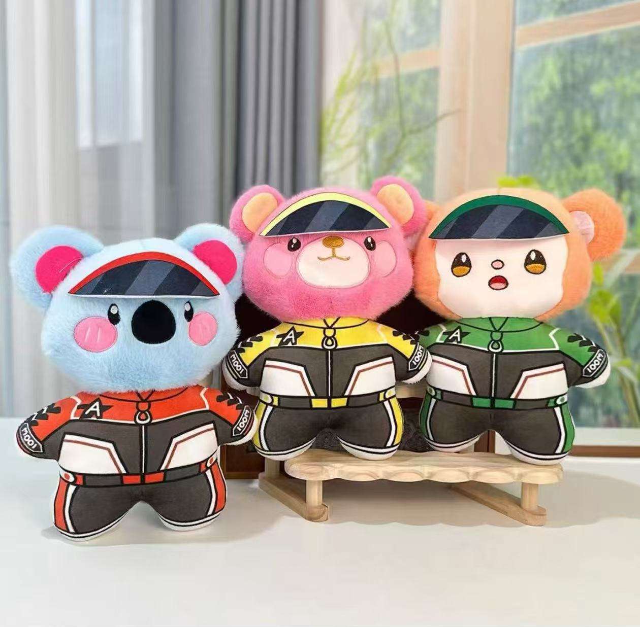 Poupée voiture de course