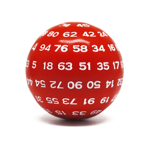 Bán buôn Acrylic <span class=keywords><strong>100</strong></span> bên Vòng <span class=keywords><strong>DICE</strong></span> 49 Mét đa diện khắc số xúc xắc lớn DND RPG Trò chơi xúc xắc, thấp moq - Product Image 4