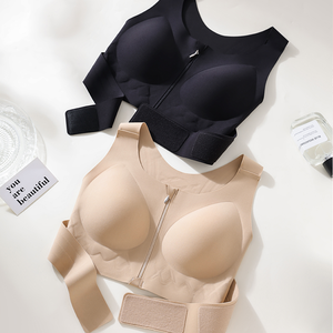 M-4XL 女式运动文胸 四向弹力氨纶环保速干透气轻支撑瑜伽运动短款文胸 - Product Image 6