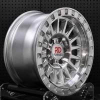 Rueda Forjada 4x4 para Camioneta SUV, Rin Todoterreno con Beadlock de 16, 17 y 18 Pulgadas, Rueda Mecanizada para Jeep Wrangler, Toyota Land Cruiser