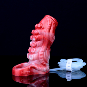 Anillo para el pene, manga para el pene, manga de silicona para el pene, extensión de circunferencia, retraso en la eyaculación, agrandamiento para juguetes sexuales masculinos para hombres - Product Image 3