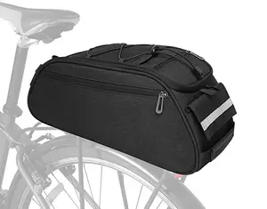 Toptan bisiklet taşıyıcı küçük-Bisiklet raf çantası su geçirmez bisiklet gövde Pannier arka koltuk çantası bisiklet bisiklet taşıyıcı arka koltuk depolama bagaj eyer omuzdan askili çanta
